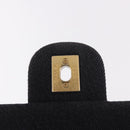 CHANEL Chain Matelasse 22 Shoulder Bag Denim Black Gold CC Auth 184961SM-18