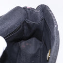 CHANEL Chain Matelasse 22 Shoulder Bag Denim Black Gold CC Auth 184961SM-21