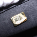 CHANEL Chain Matelasse 22 Shoulder Bag Denim Black Gold CC Auth 184961SM-23