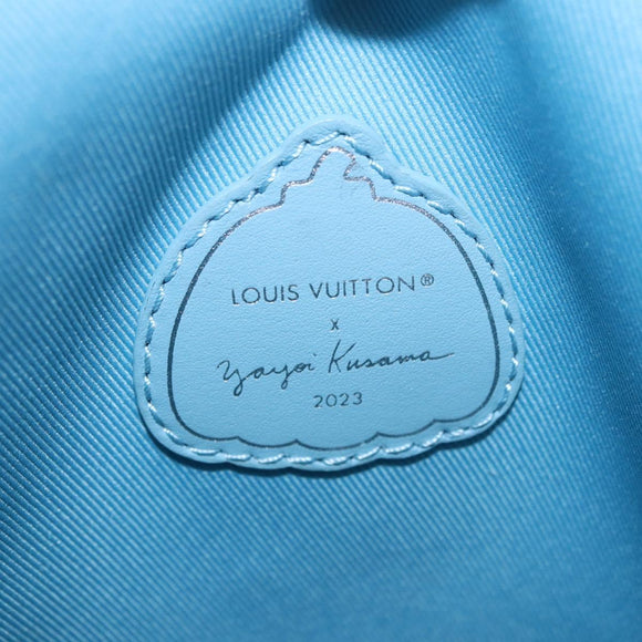 LOUIS VUITTON Monogram Yayoi Kusama Hobo Cruiser Bag Blue M21716 Auth 184962SM