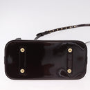 LOUIS VUITTON Monogram Vernis Alma PM Hand Bag Amarante M91611 LV Auth 184964V-5