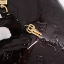 LOUIS VUITTON Monogram Vernis Alma PM Hand Bag Amarante M91611 LV Auth 184964V-9