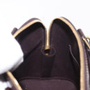 LOUIS VUITTON Monogram Vernis Alma PM Hand Bag Amarante M91611 LV Auth 184964V-23