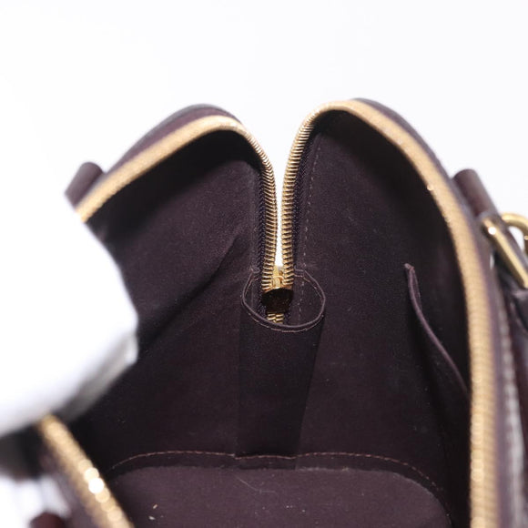 LOUIS VUITTON Monogram Vernis Alma PM Hand Bag Amarante M91611 LV Auth 184964V