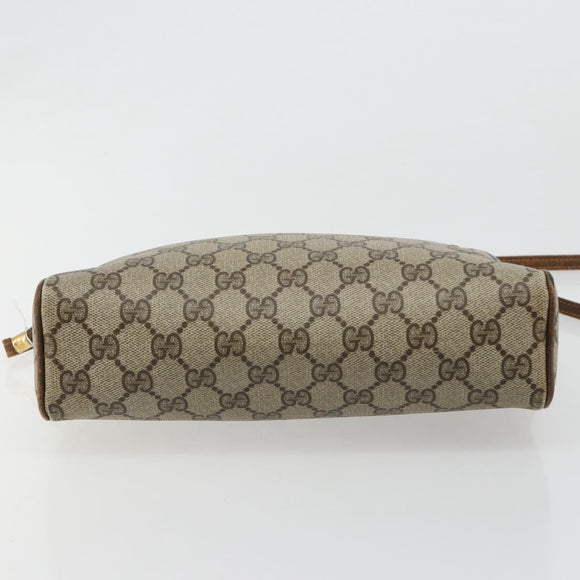 GUCCI GG Supreme Shoulder Bag PVC Beige Gold 007 115 0014 Auth 184965