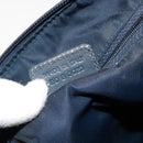 Christian Dior Trotter Canvas Shoulder Bag Navy Silver Auth 184967A-22