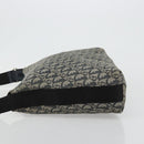 Christian Dior Trotter Canvas Shoulder Bag Navy Silver Auth 184967A-5