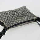 Christian Dior Trotter Canvas Shoulder Bag Navy Silver Auth 184967A-6