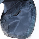 Christian Dior Trotter Canvas Satteltasche Marinegold Auth 184973A-10