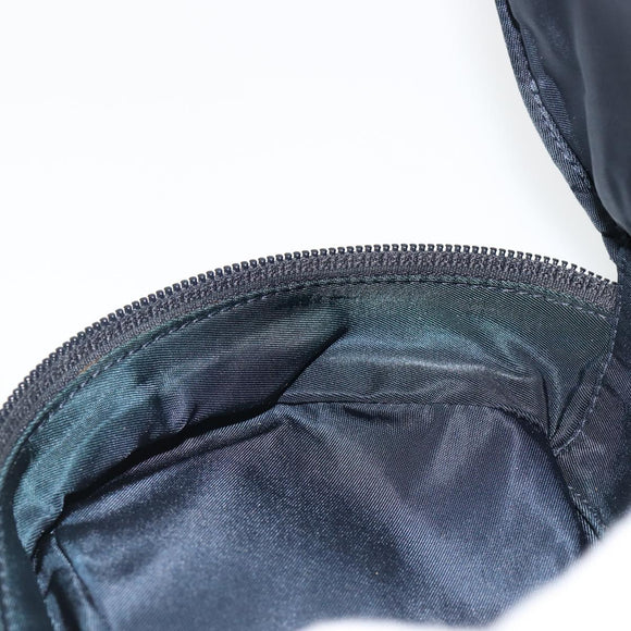 Christian Dior Trotter Canvas Satteltasche Marinegold Auth 184973A