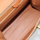 CELINE Macadam Canvas Hand Bag PVC Leather Brown Gold Auth 184975V-9
