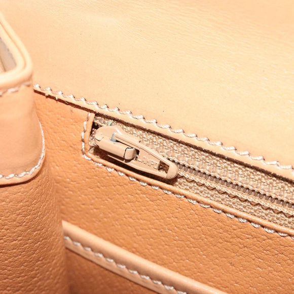 CELINE Macadam Canvas Hand Bag PVC Leather Brown Gold Auth 184975V