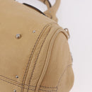 Chloe Paddington Hand Bag Leather Beige Silver Auth 184977A-12