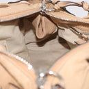 Chloe Paddington Hand Bag Leather Beige Silver Auth 184977A-22