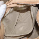 Chloe Paddington Hand Bag Leather Beige Silver Auth 184977A-24