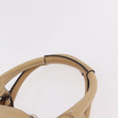 Chloe Paddington Hand Bag Leather Beige Silver Auth 184977A-9