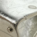 Christian Dior Hand Bag Leather 2way Silver Auth 184980V-16