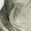 Christian Dior Hand Bag Leather 2way Silver Auth 184980V-28