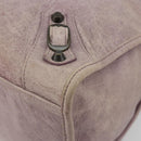 BALENCIAGA The City Hand Bag Leather 2way Purple 115748 Auth 184981SM-12