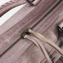 BALENCIAGA The City Hand Bag Leather 2way Purple 115748 Auth 184981SM-20