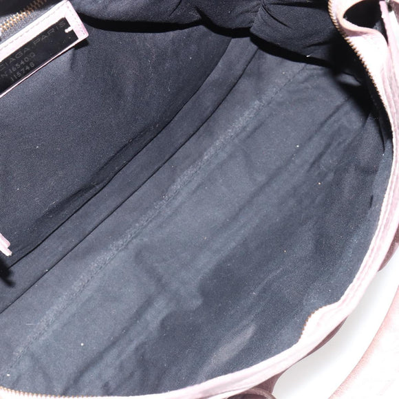 BALENCIAGA The City Hand Bag Leather 2way Purple 115748 Auth 184981SM