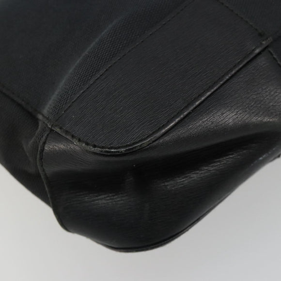 GUCCI Tote Bag Canvas Black Gold 002 1109 Auth 184982