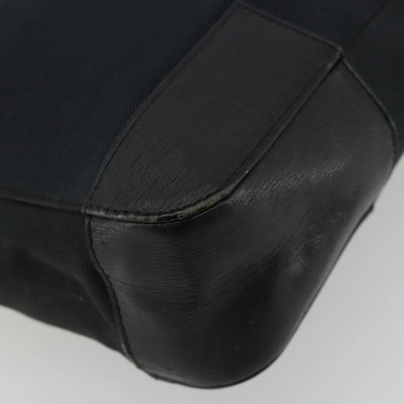 GUCCI Tote Bag Canvas Black Gold 002 1109 Auth 184982