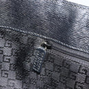 GUCCI Tote Bag Canvas Black Gold 002 1109 Auth 184982-19