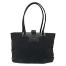 GUCCI Tote Bag Canvas Black Gold 002 1109 Auth 184982-3