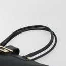 GUCCI Tote Bag Canvas Black Gold 002 1109 Auth 184982-8