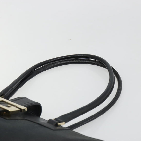 GUCCI Tote Bag Canvas Black Gold 002 1109 Auth 184982