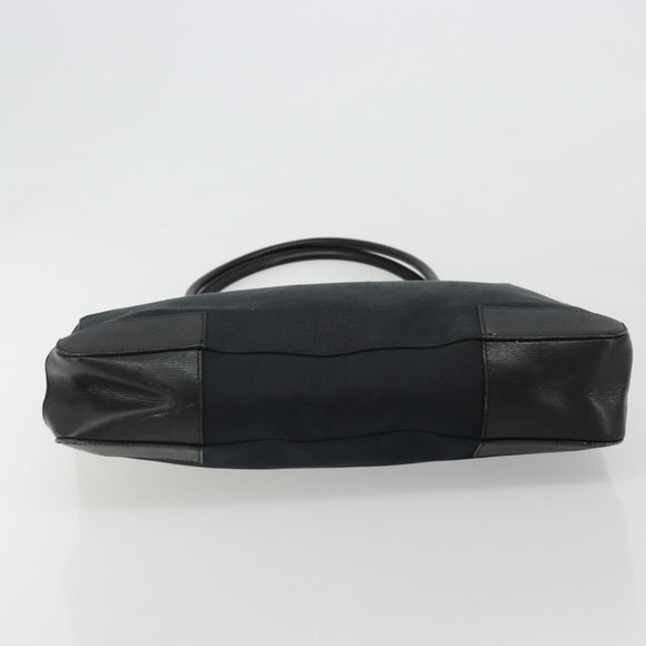 GUCCI Tote Bag Canvas Black Gold 002 1109 Auth 184982