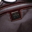 FENDI Zucca Canvas Mamma Baguette Shoulder Bag Beige Silver Auth 184984SAV-20