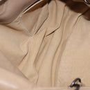 BOTTEGA VENETA INTRECCIATO Shoulder Bag Leather Beige 125787 Auth 184985SV-10