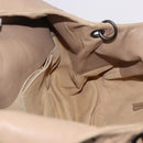 BOTTEGA VENETA INTRECCIATO Shoulder Bag Leather Beige 125787 Auth 184985SV-18