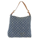 LOUIS VUITTON Monogram Denim Buggy GM Shoulder Bag Blue M95048 LV Auth 184988V-3