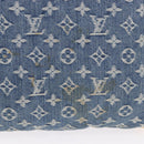 LOUIS VUITTON Monogram Denim Buggy GM Shoulder Bag Blue M95048 LV Auth 184988V-4