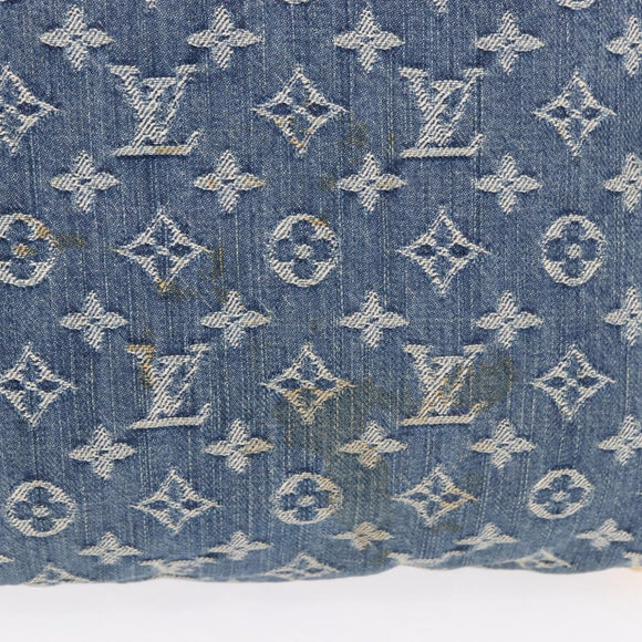 LOUIS VUITTON Monogram Denim Buggy GM Shoulder Bag Blue M95048 LV Auth 184988V