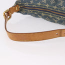 LOUIS VUITTON Monogram Denim Buggy GM Shoulder Bag Blue M95048 LV Auth 184988V-8