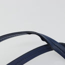 Chloe Tote Bag Leather Blue Gold Auth 184989A-9