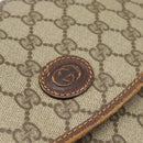 GUCCI GG Supreme Clutch Bag PVC Beige Gold 004 39 6092 Auth 184990-17