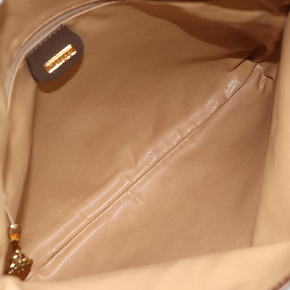 GUCCI GG Supreme Clutch Bag PVC Beige Gold 004 39 6092 Auth 184990