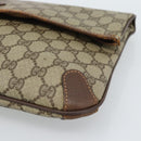 GUCCI GG Supreme Clutch Bag PVC Beige Gold 004 39 6092 Auth 184990-7