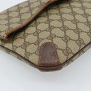 GUCCI GG Supreme Clutch Bag PVC Beige Gold 004 39 6092 Auth 184990-14