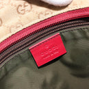 GUCCI GG Canvas Sherry Line Hand Bag Beige Gold 131230 Auth 184991A-18