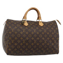 LOUIS VUITTON Monogram Speedy 40 Hand Bag M41522 LV Auth 184995V-1