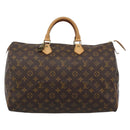 LOUIS VUITTON Monogram Speedy 40 Hand Bag M41522 LV Auth 184995V-13