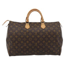 LOUIS VUITTON Monogram Speedy 40 Hand Bag M41522 LV Auth 184995V-2