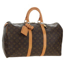 LOUIS VUITTON Monogram Keepall 45 Boston Bag M41428 LV Auth 184996V-1