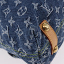 LOUIS VUITTON Monogram Denim Buggy GM Shoulder Bag Blue M95048 LV Auth 184997SAV-16